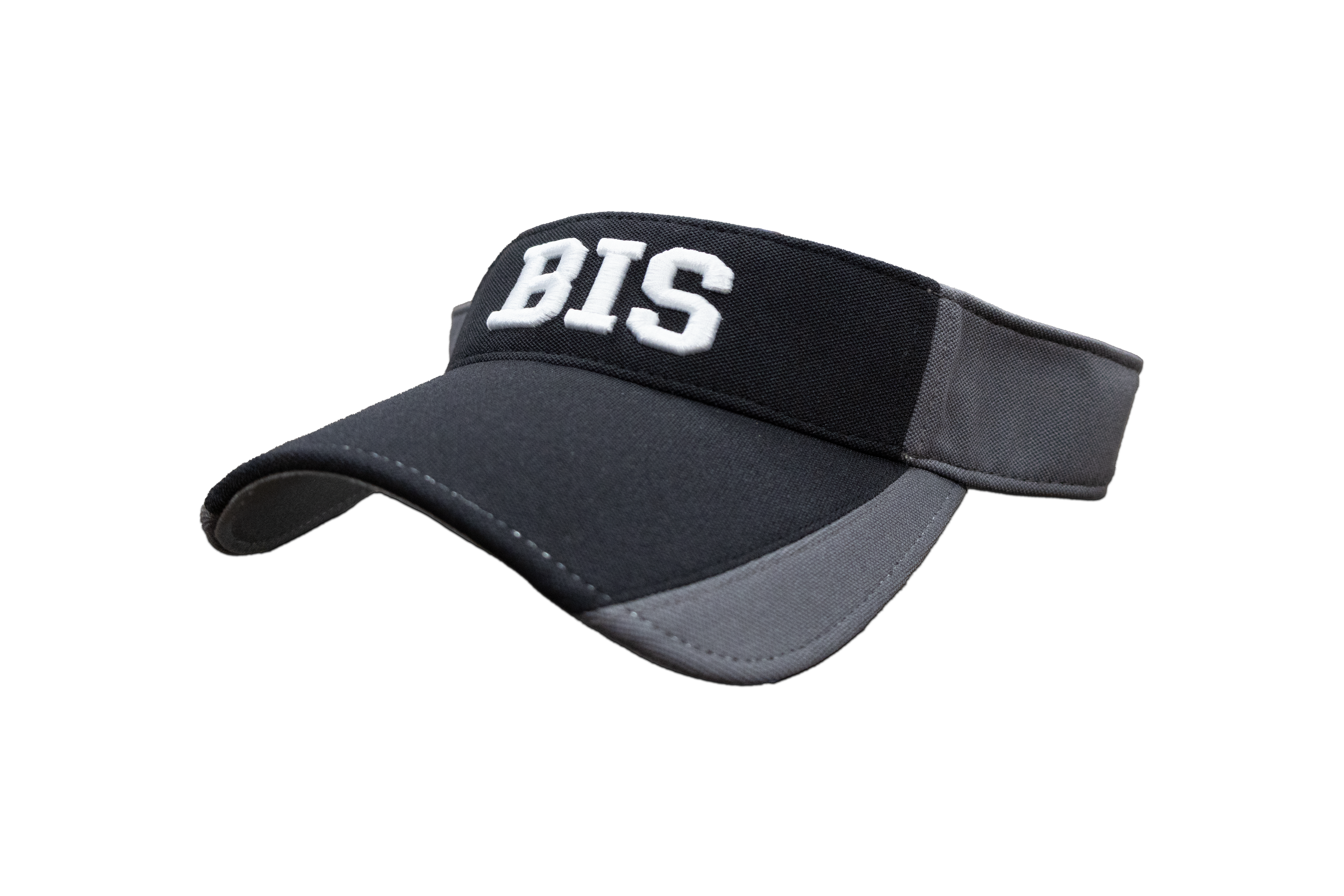 Black/Gray Bis Visor | Bismarck Larks Merchandise